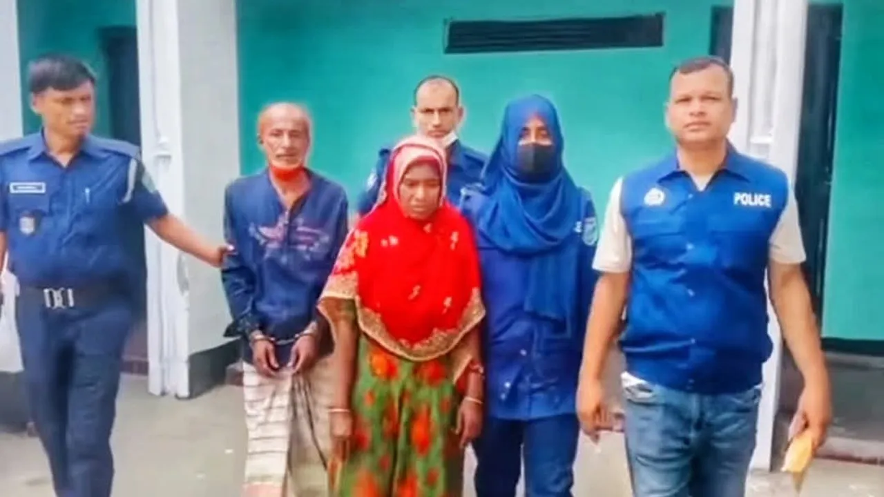 স্বামীকে হত্যার অভিযোগে পরকীয়া প্রেমিকসহ স্ত্রী গ্রেফতার