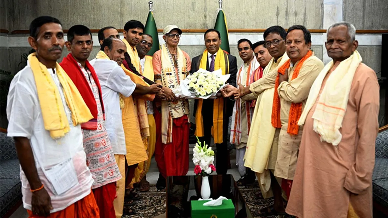 ডেপুটি স্পিকারের সাথে ব্রাহ্মণ পুরোহিত সম্প্রদায়ের সাক্ষাৎ