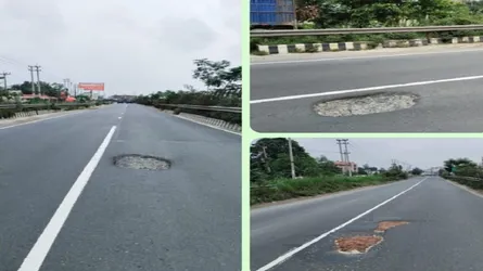 ঢাকা-টাঙ্গাইল মহাসড়কে মরণ ফাঁদ, ঘটতে পারে বড় দুর্ঘটনা