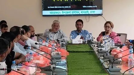 ধামরাইয়ে শিল্প-কারখানার মালিকদের সাথে স্থানীয় সংসদ সদস্যের মতবিনিময়