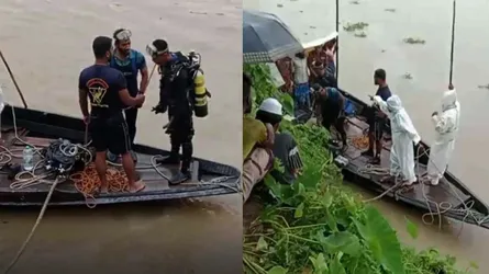 নিখোঁজের ৩৮ ঘণ্টা পর ধলাই নদী থেকে ২ মাঝির লাশ উদ্ধার