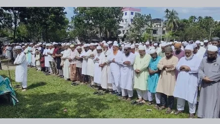 দিনাজপুর জেলা জামায়াত নেতা আব্দুর আজিজের জানাজা ও দাফন সম্পন্ন