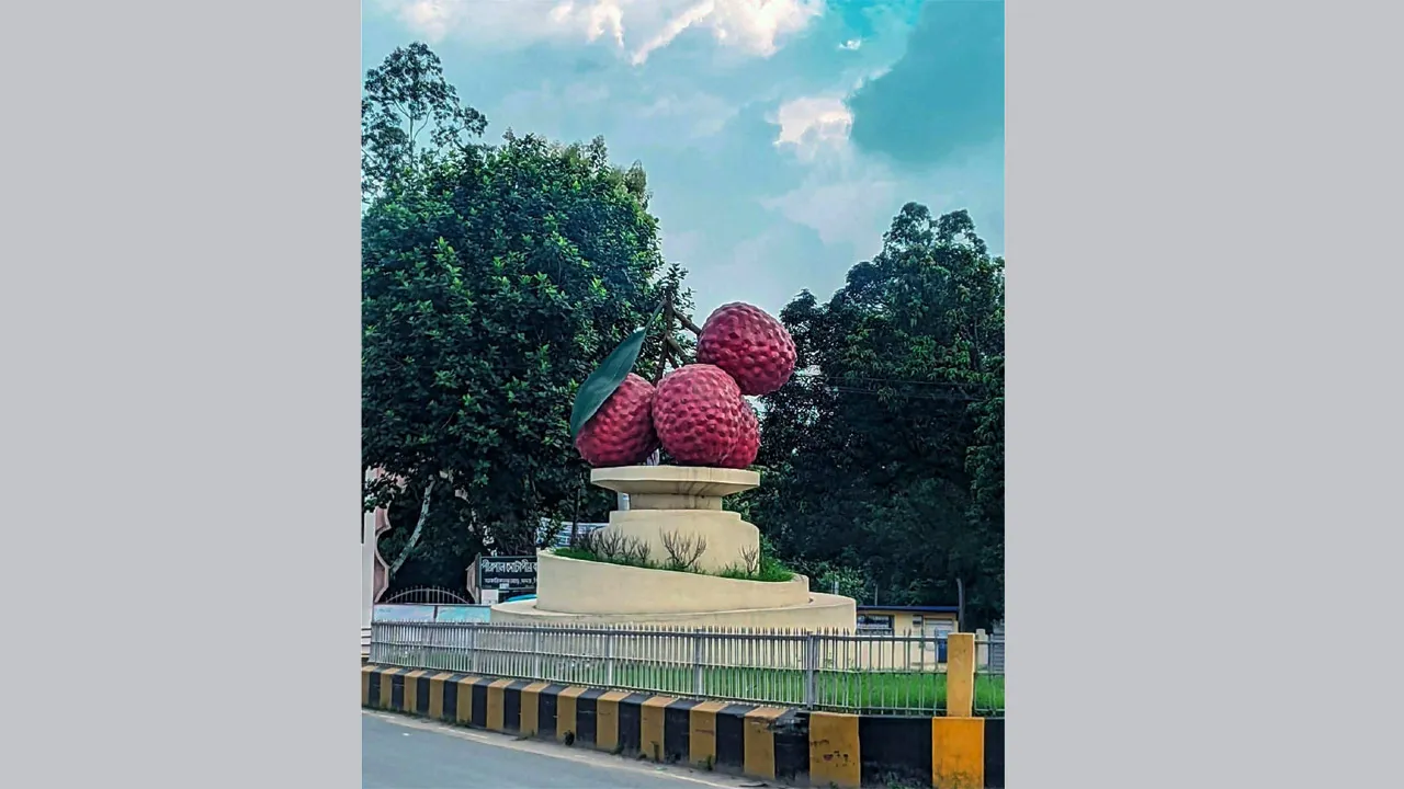 দিনাজপুরের লিচু চত্বর : নামফলকে মূল পরিকল্পনাকারীর নাম বদলে দেয়ার অভিযোগ