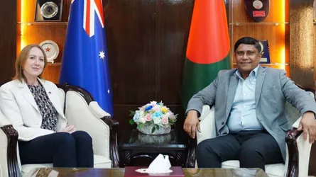 প্রতিরক্ষা উপদেষ্টার সাথে অস্ট্রেলিয়ান হাইকমিশনারের সাক্ষাৎ