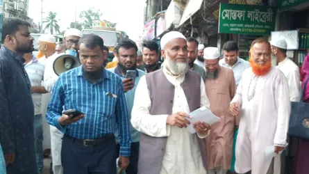 হাটহাজারী পৌরসভা জামায়াতের লিফলেট বিতরণ ও ব্যাপক গণসংযোগ