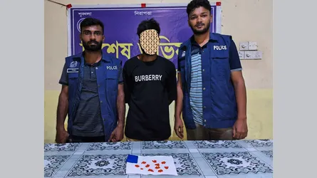 দোয়ারাবাজারে পুলিশের অভিযানে মাদককারবারি আটক