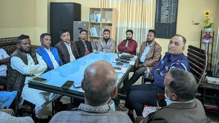 দোয়ারাবাজারে সাংবাদিকদের সাথে নবাগত ওসির মতবিনিময়