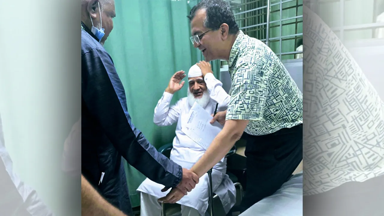 হাসপাতালে নেয়া হলো জামায়াত আমিরকে