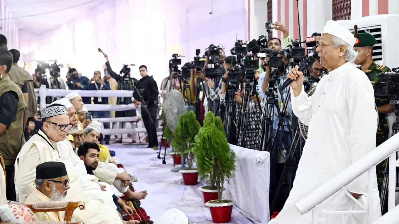 ঐক্যবদ্ধ থেকে নতুন বাংলাদেশ গড়ার প্রত্যয় প্রধান উপদেষ্টার