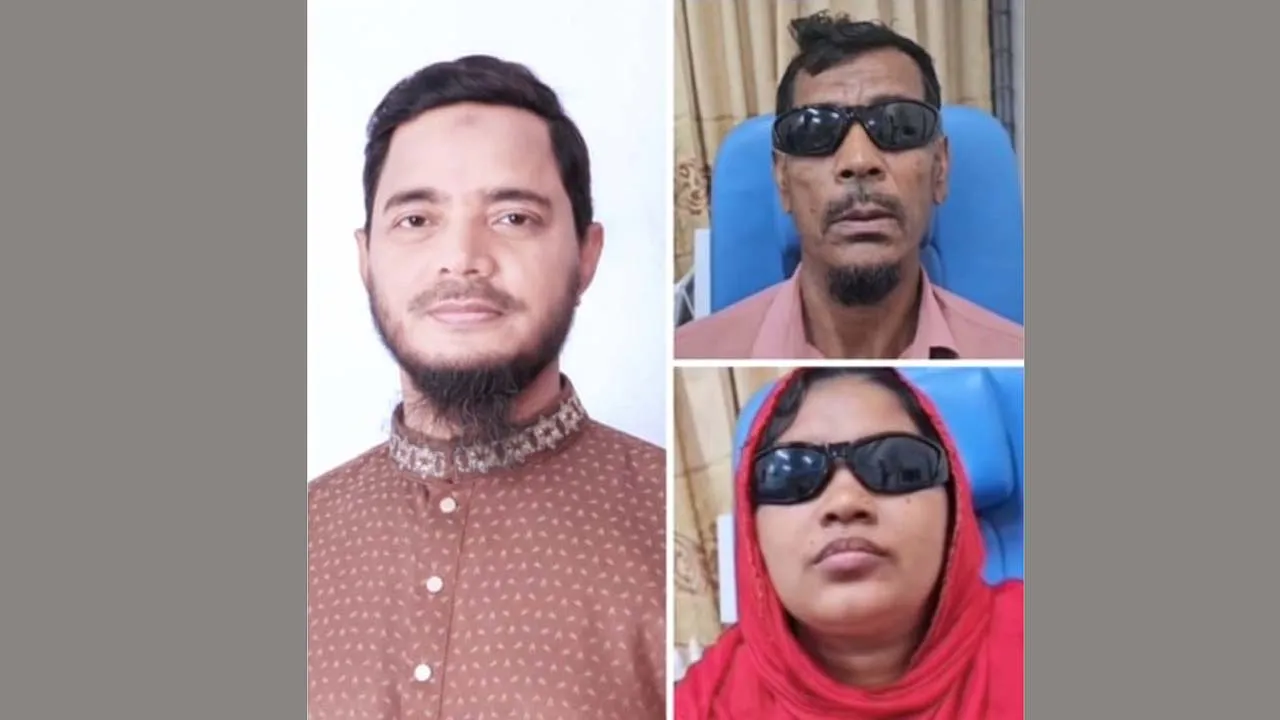 ড. মাসুদের সহযোগিতায় বাউফলের জব্বার ও ডালিয়ার চোখের ছানি অপারেশন
