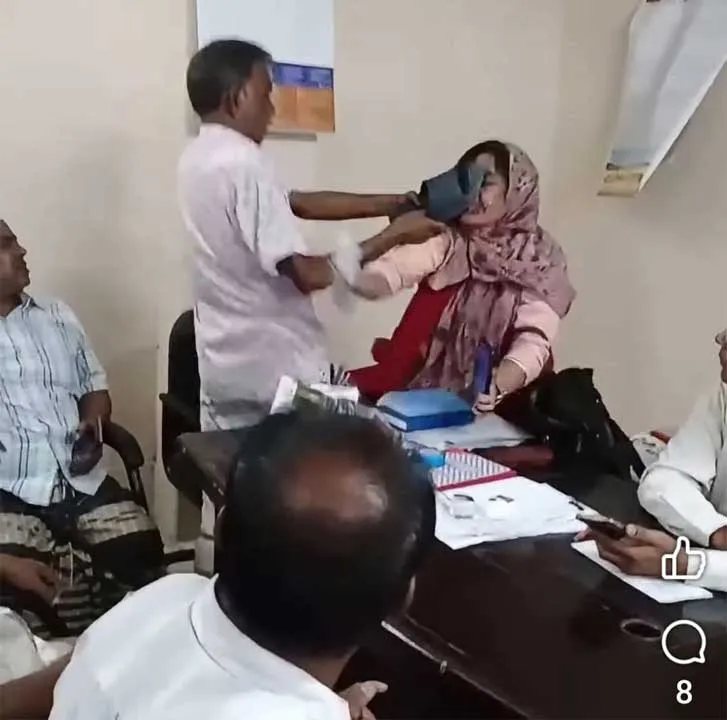 দুর্গাপুরে বিএনপি নেতার সাথে মারামারির ঘটনায় শিক্ষিকা বরখাস্ত