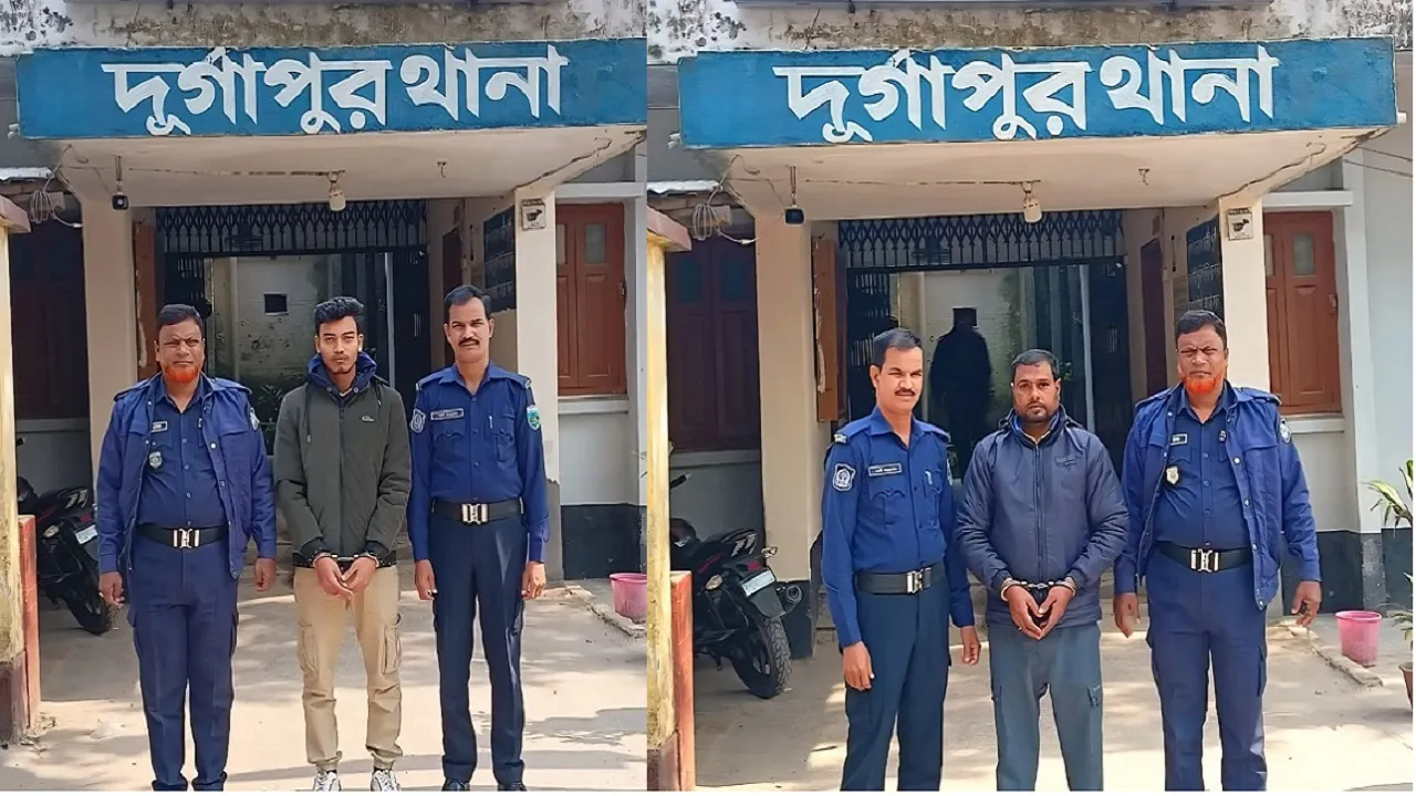 দুর্গাপুরে ‘ডেভিল হান্ট ফেজ-২’ অভিযানে নিষিদ্ধ যুবলীগ ও ছাত্রলীগ নেতা গ্রেফতার