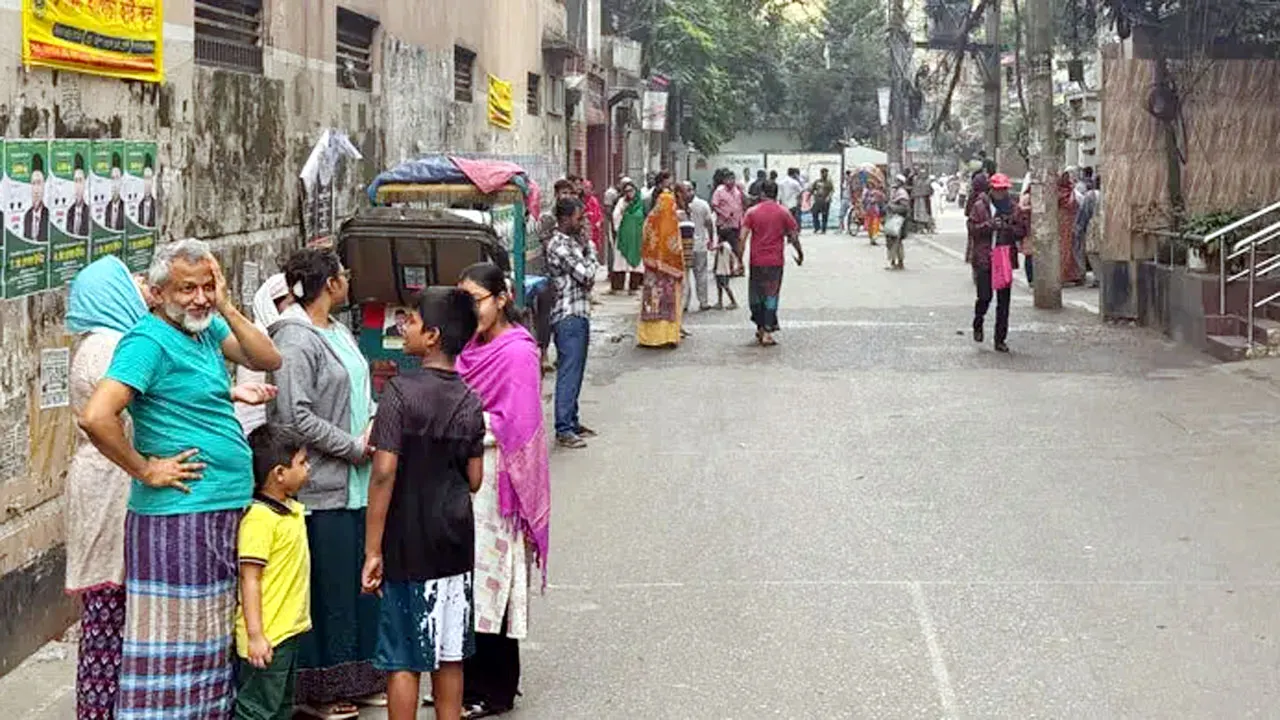 রাজধানীতে আফটার শক আতঙ্ক