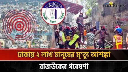 ঢাকায় ৬.৯ মাত্রার ভূমিকম্পেই ধসে পড়তে পারে সাড়ে ৮ লাখ ভবন
