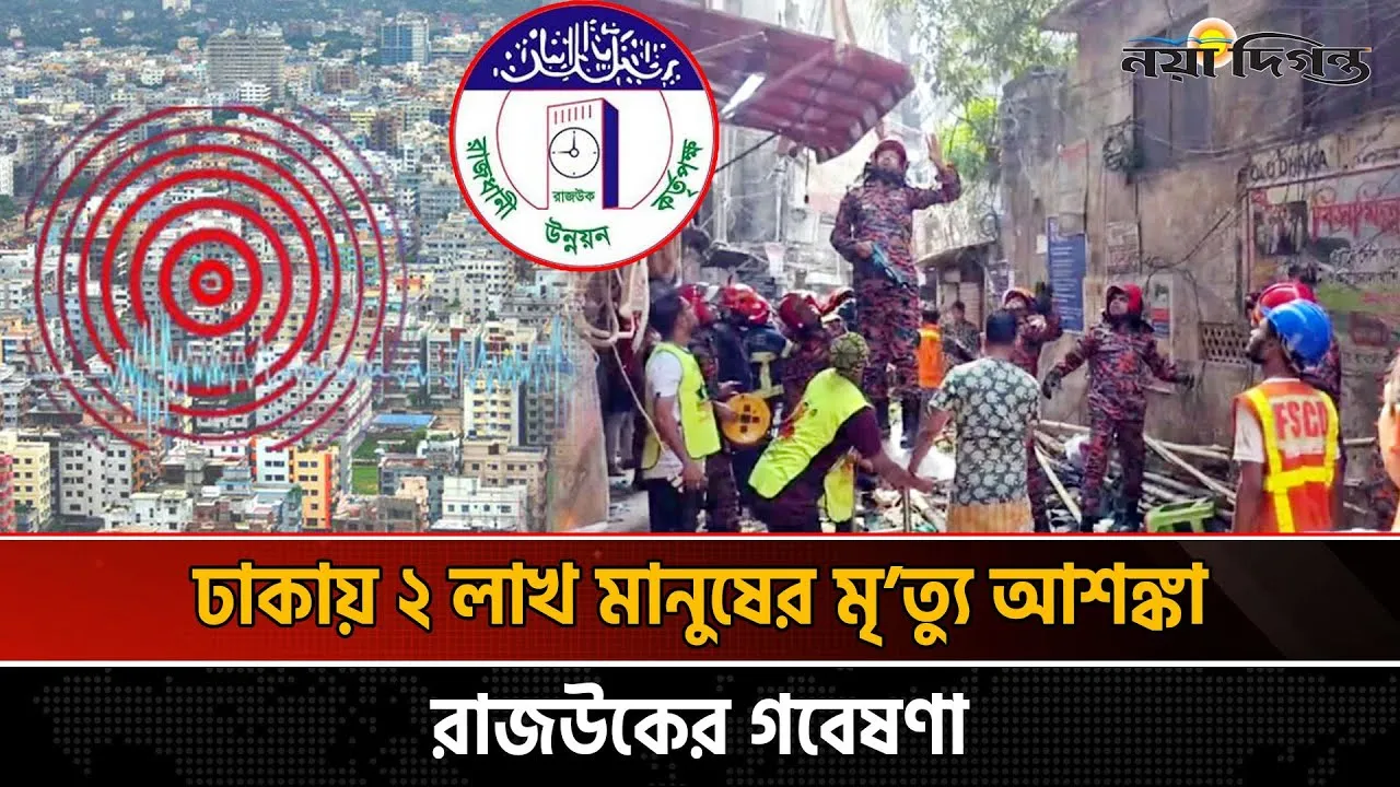 ঢাকায় ৬.৯ মাত্রার ভূমিকম্পেই ধসে পড়তে পারে সাড়ে ৮ লাখ ভবন