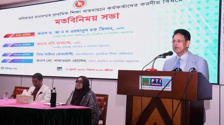 শিক্ষার্থীদের নিজের সন্তান মনে করে শিক্ষা দিতে হবে : শিক্ষামন্ত্রী