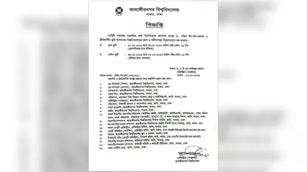জাবিতে ঈদ ও গ্রীষ্মকালীন ছুটি, ক্লাস বন্ধ থাকবে ২৫ দিন