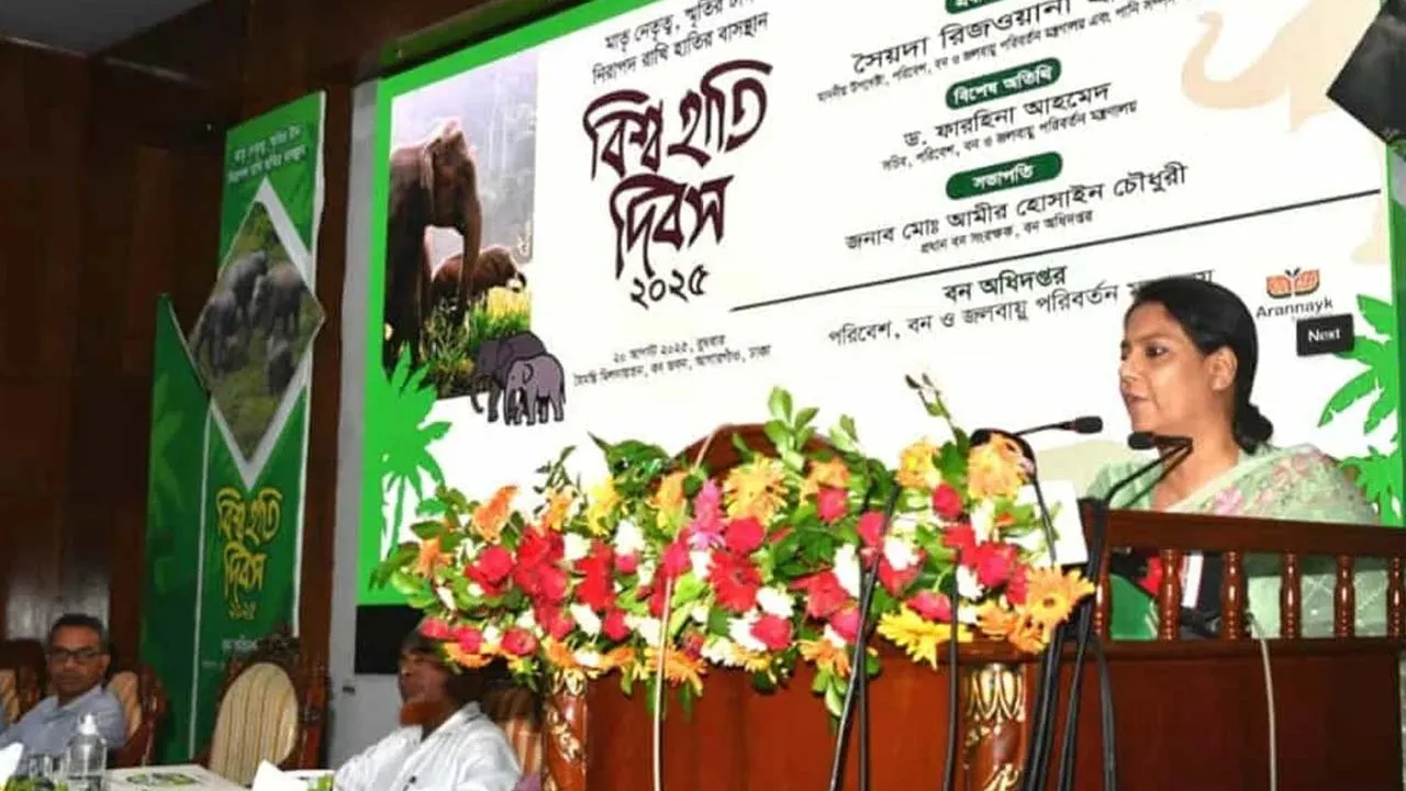 হাতি সংরক্ষণে আবাসস্থল রক্ষা, করিডোর মুক্তকরণ ও সচেতনতা জরুরি : পরিবেশ উপদেষ্টা