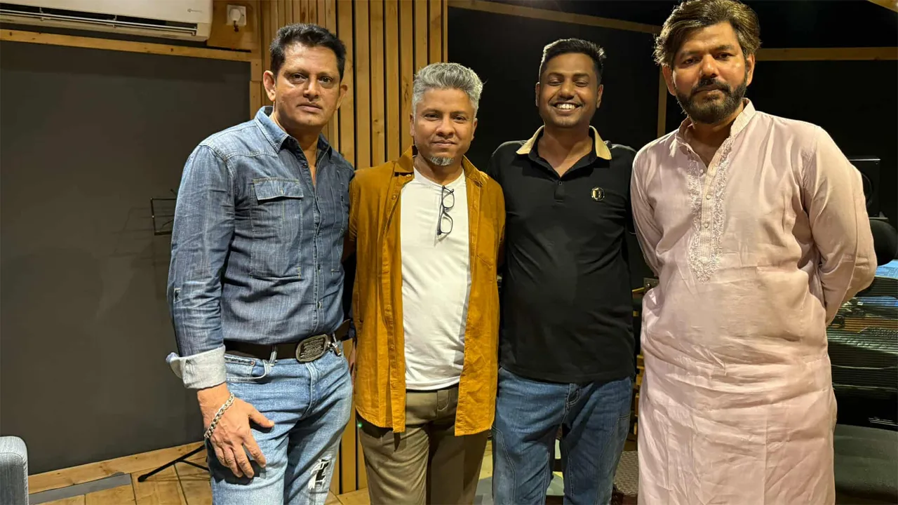 পারভেজ আবীরের ‘বিজয় নেবে ধানের শীষ’–এর রেকর্ডিং শেষ