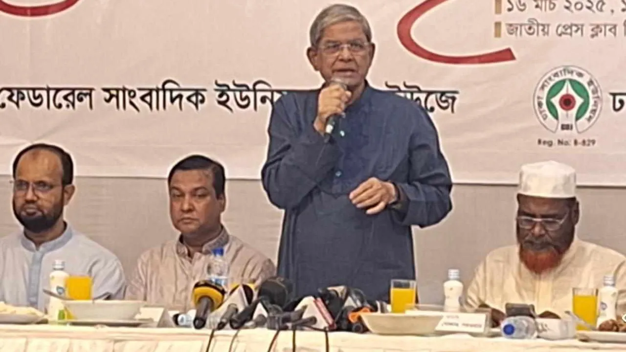 যত দ্রুত সম্ভব নির্বাচন দেয়া উচিত : মির্জা ফখরুল