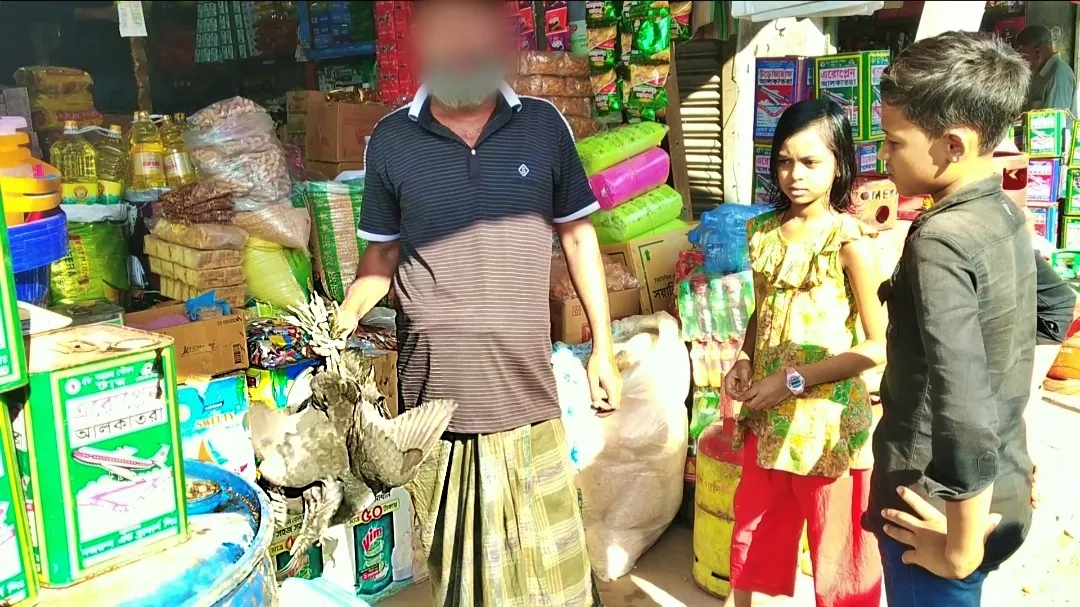 ফকিরহাটে প্রকাশ্যে বিক্রি হচ্ছে অতিথি পাখি
