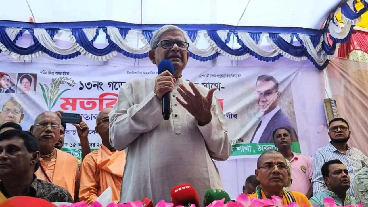 দেশটাকে বাঁচান, বিভাজন সৃষ্টি করবেন না : মির্জা ফখরুল