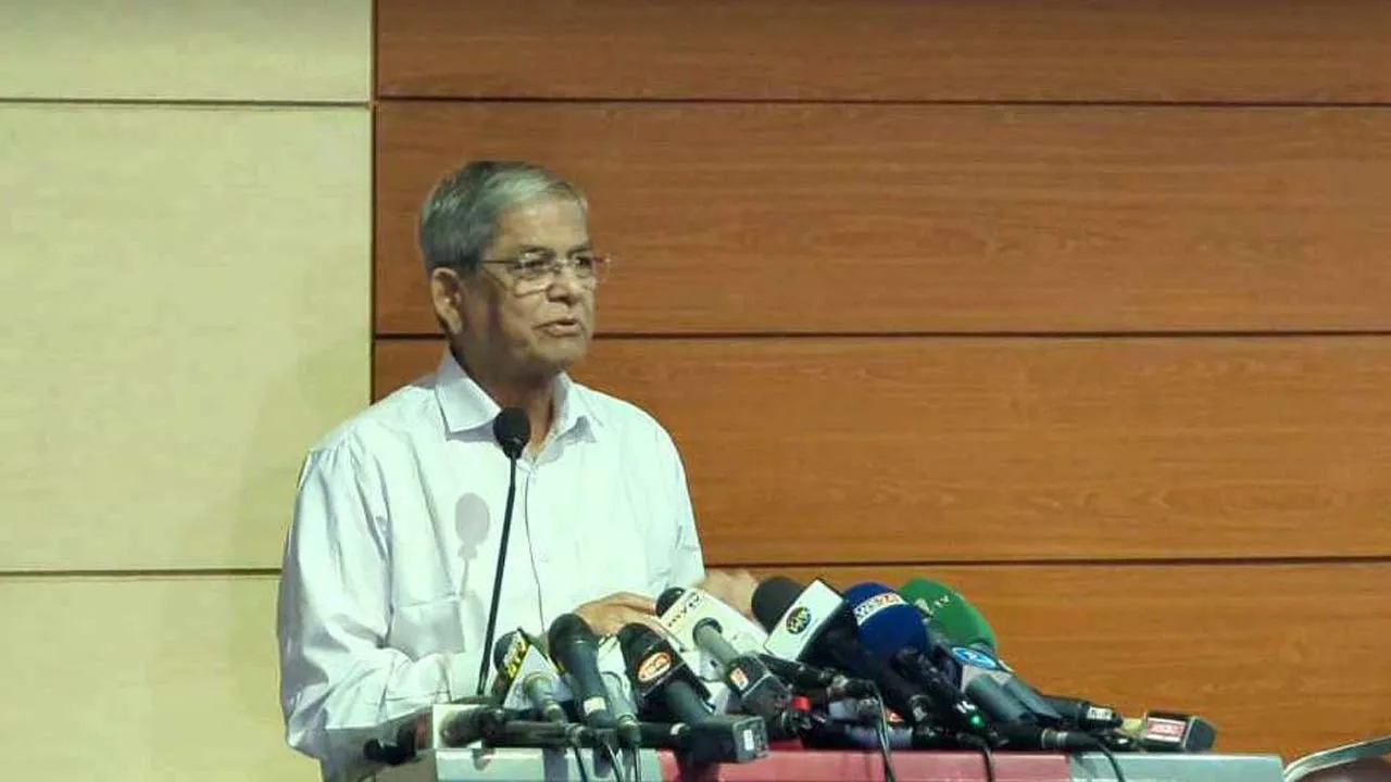 ট্রাম্প-শি-মোদি এসে কিছু করে যাবে না : মির্জা ফখরুল