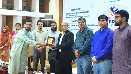 নোবিপ্রবিতে ইএসডিএম বিভাগের বিদায় সংবর্ধনা