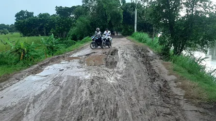 ফরিদপুরে সড়কের বেহাল দশা, ভোগান্তিতে মানুষ