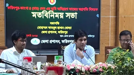 ফরিদপুর-ভাঙ্গা মহাসড়কে চারলেনের কাজ শুরু করায় ব্লকেড কর্মসূচি স্থগিত