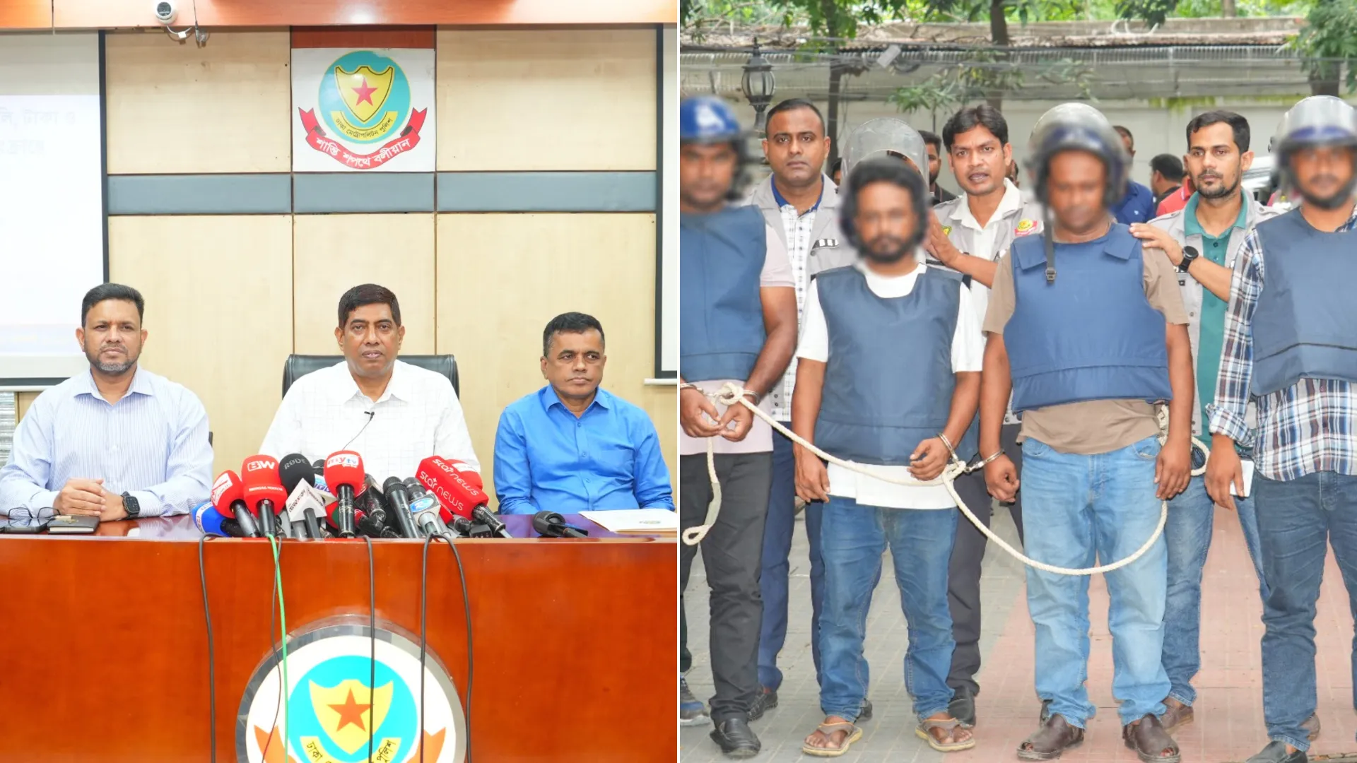 উত্তরায় ফিলিং স্টেশনের টাকা ডাকাতি, গ্রেফতার ৫