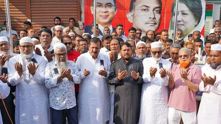 জিয়ার শাহাদত বার্ষিকীতে রাজশাহীতে অর্ধনমিত পতাকা
