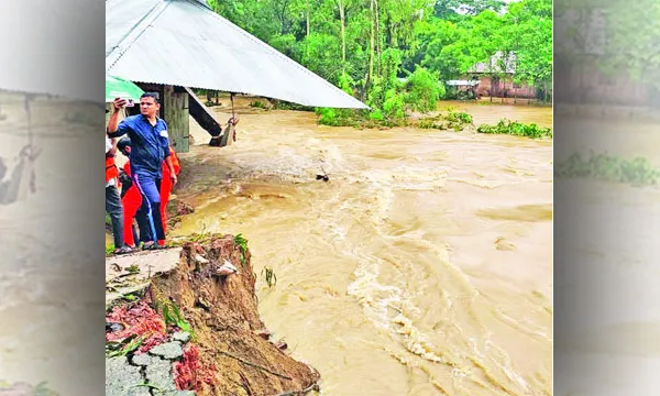 বিস্তীর্ণ অঞ্চলে বন্যার শঙ্কা