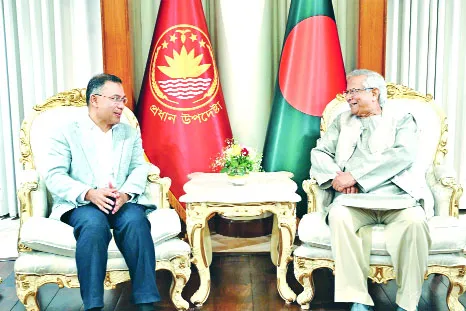 প্রধান উপদেষ্টার সাথে তারেক রহমানের সৌজন্য সাাৎ