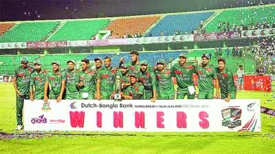 হ্যাটট্রিক সিরিজ জয় মিরাজ বাহিনীর
