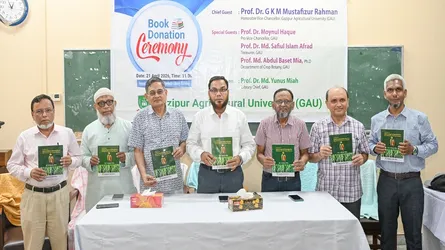 গাকৃবিতে ক্রপ এমব্রায়োলজির নতুন পাঠ্যগ্রন্থের মোড়ক উন্মোচন