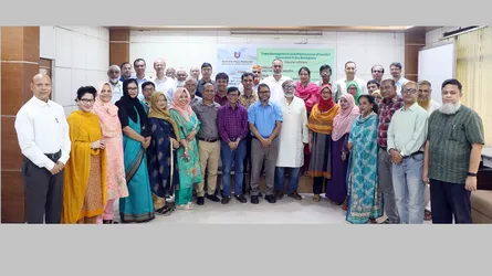 বাউবিতে ‘দল ব্যবস্থাপনা এবং কর্মস্থলে বিরোধ নিষ্পত্তির কার্যকারিতা’ শীর্ষক প্রশিক্ষণ