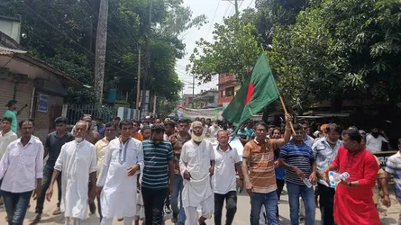 গফরগাঁওয়ে বিএনপির বিক্ষোভ সমাবেশ
