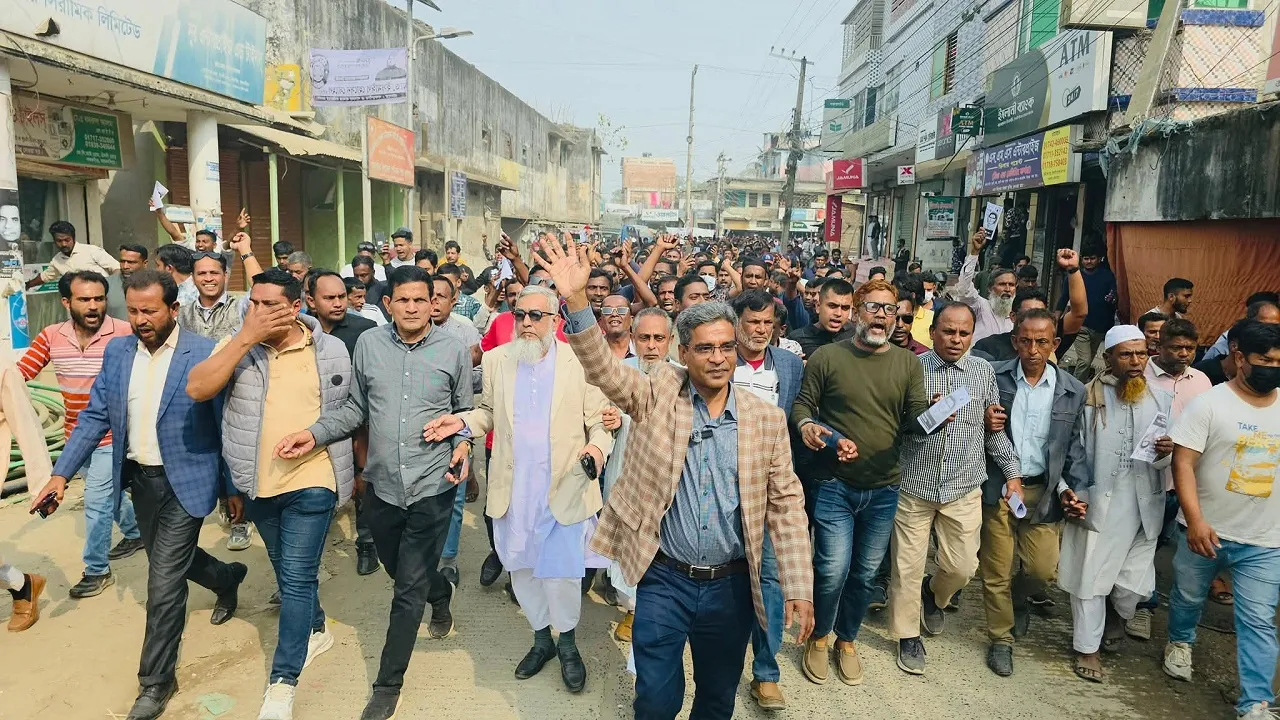 ‘ধানের শীষ বিজয়ী হলে দেশের মানুষ শান্তিতে ও নিরাপদে থাকবে’