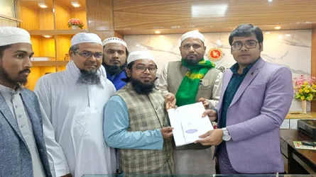 গফরগাঁওয়ে বাংলাদেশ খেলাফত মজলিসের মনোনয়ন পত্র সংগ্রহ