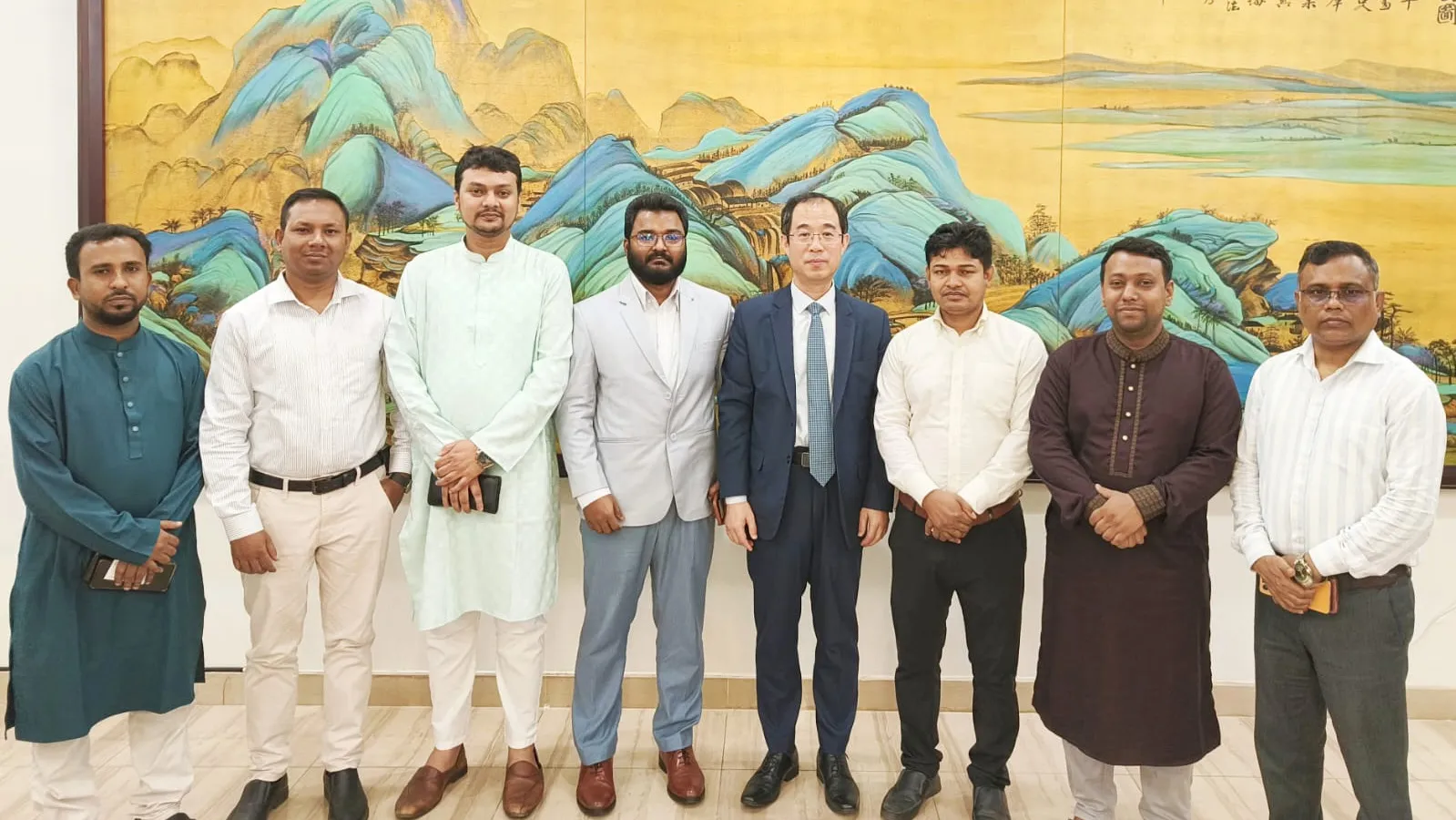 চীন দূতাবাসের ডেপুটি চিফ অফ মিশনের সাথে গণঅধিকার পরিষদের বৈঠক