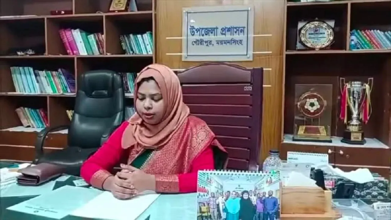 ‘হুমকির’ অভিযোগে গৌরীপুর ইউএনওর অডিও বার্তা ঘিরে প্রশ্নের ঝড়