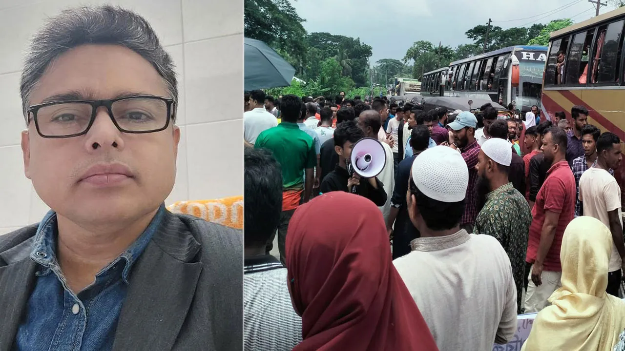 গৌরনদীতে স্বাস্থ্য কর্মকর্তার বদলি ঘিরে মহাসড়ক অবরোধ, সংঘর্ষে আহত ১৫