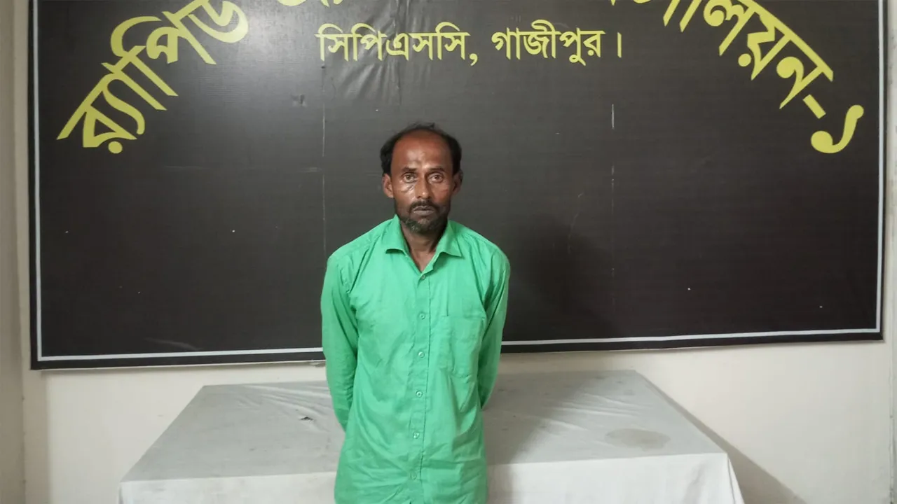 শ্রীপুরে স্ত্রীকে হত্যার ঘটনায় স্বামী গ্রেফতার