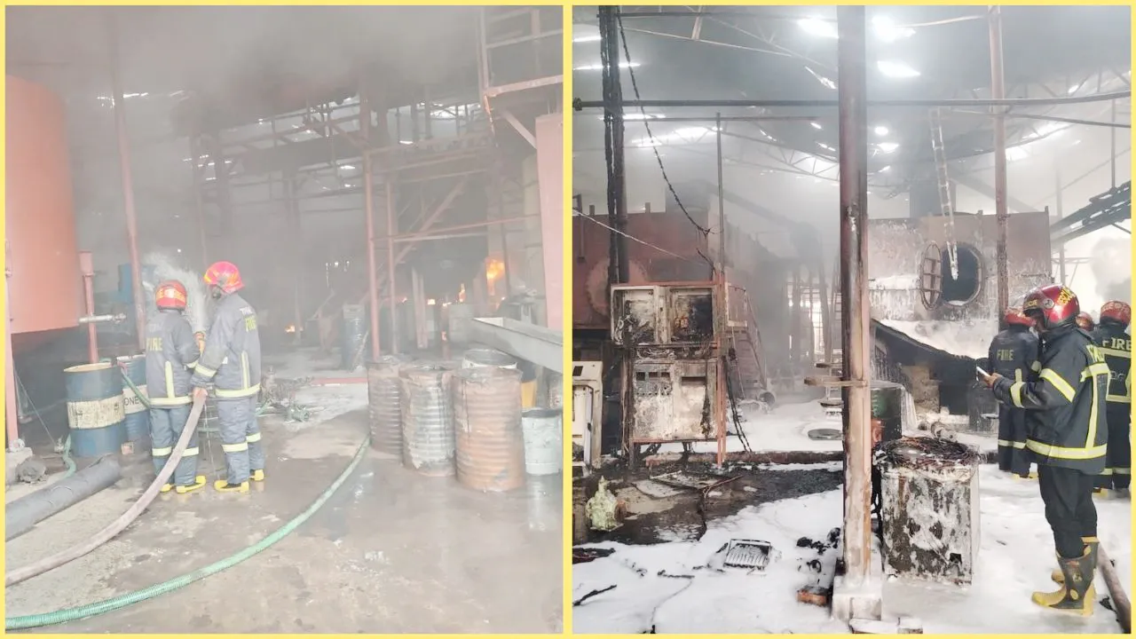 এক দশক পর গাজীপুরে টায়ার রিসাইক্লিং কারখানায় আগুন