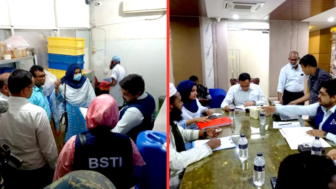 টঙ্গীতে অস্বাস্থ্যকর পরিবেশে খাদ্য উৎপাদন, ৪ লাখ টাকা জরিমানা