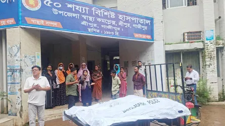 গাজীপুরে কাভার্ডভ্যান-মোটরসাইকেলের মুখোমুখি সংঘর্ষে স্বামী-স্ত্রী নিহত