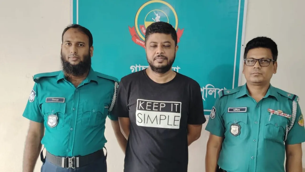 গাজীপুরে সাবেক কাউন্সিলর জুয়েল মণ্ডল গ্রেফতার