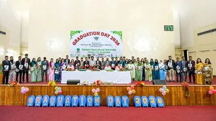 গাজীপুর কৃষি বিশ্ববিদ্যালয়ে গ্র্যাজুয়েশন দিবস ২০২৬ উদযাপন