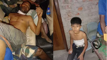 ঘাটাইলে পূর্ব শত্রুতার জেরে বাবা ও ছেলেকে কুপিয়ে জখম